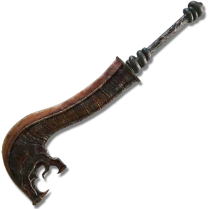 Serpent-God's Curved Sword