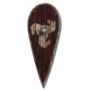 Horse Crest Wooden Shield