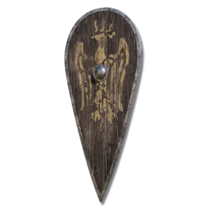Hawk Crest Wooden Shield