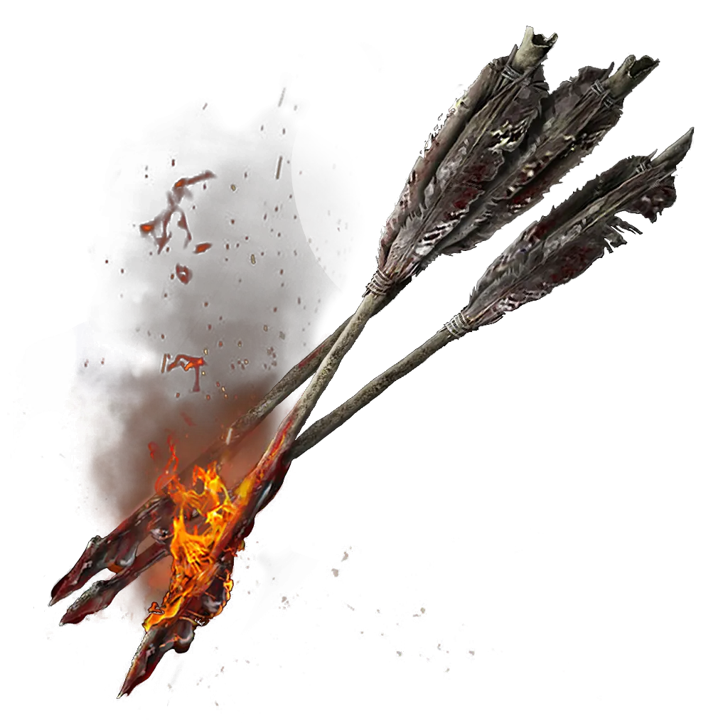 Firebone Arrow (Fletched)