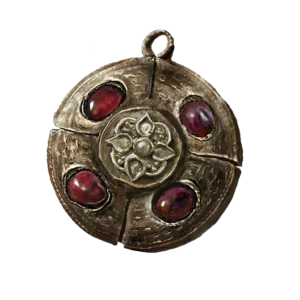 Crimson Amber Medallion