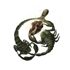 Lightning Scorpion Charm