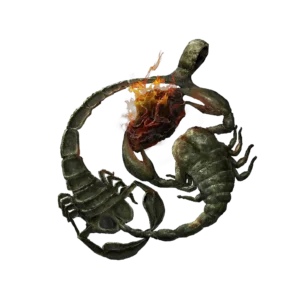 Fire Scorpion Charm