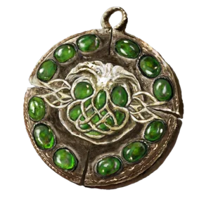 Viridian Amber Medallion +3